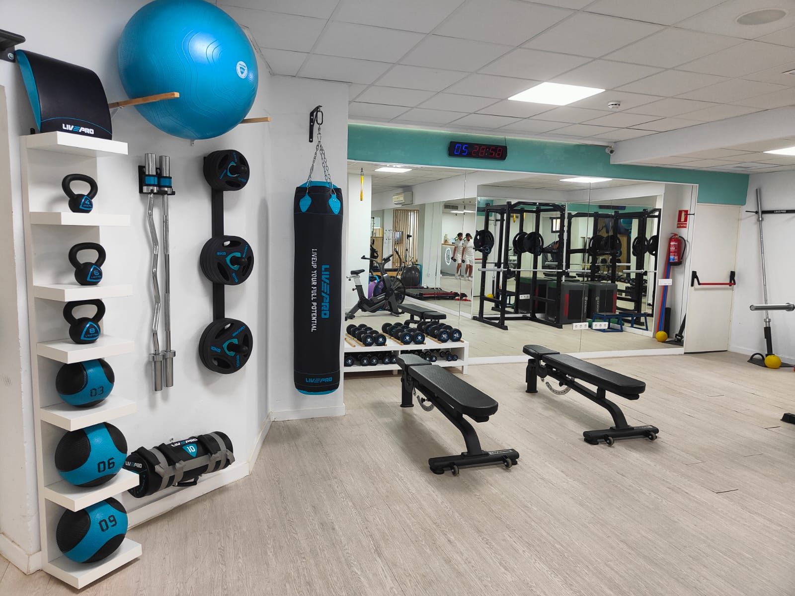 Sala de entrenamiento Global Salud